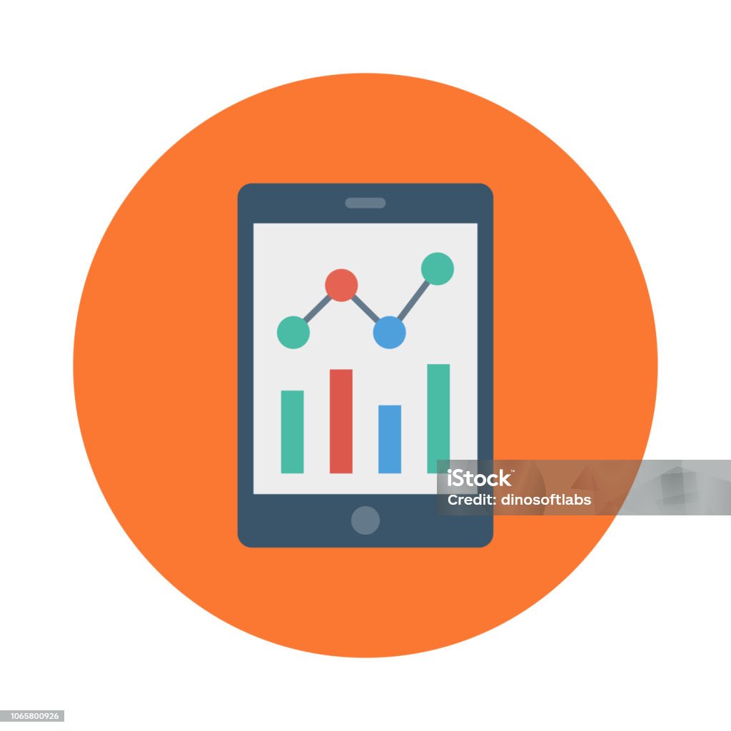 Vector Analytic Chart Analytic Chart Graph Stock Illustration - Download Image Now ...