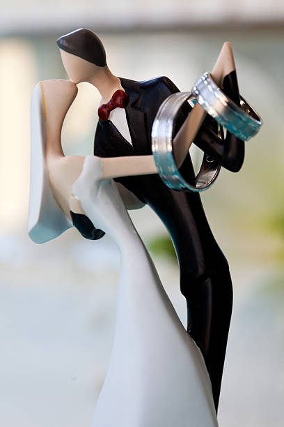 istock Wedding ornament showing couple dancing 106580803