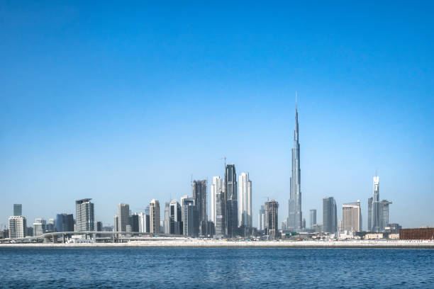 istock Modern Dubai Skyscrapers with Burj Khalifa tower 1065808426