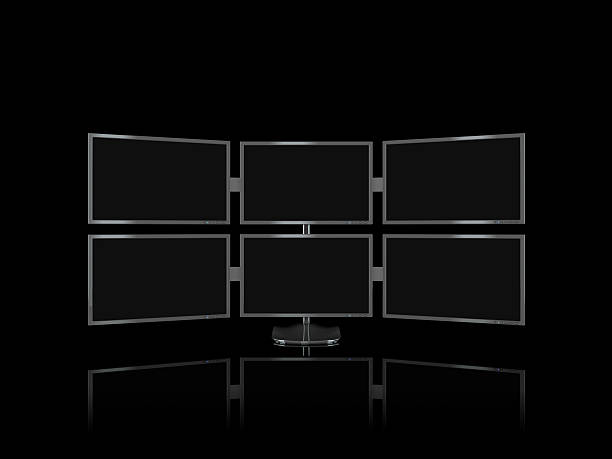 el monitor multiscreen - 2360 fotografías e imágenes de stock