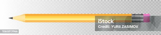 Amazing Isolated Pencil On Transparent Background Stock Illustration - Download Image Now - Art, Concepts, Design