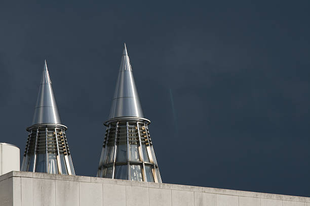 Part of the roof of a Museum in Bonn, Germany.