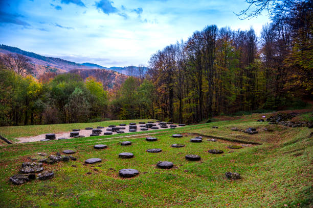 istock Old ruins in Carpathian Mountains 1065824704