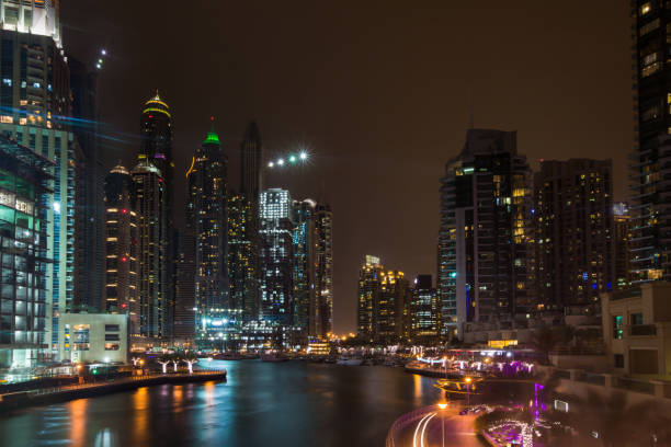 istock Dubai Marina at night, UAE 1065830194