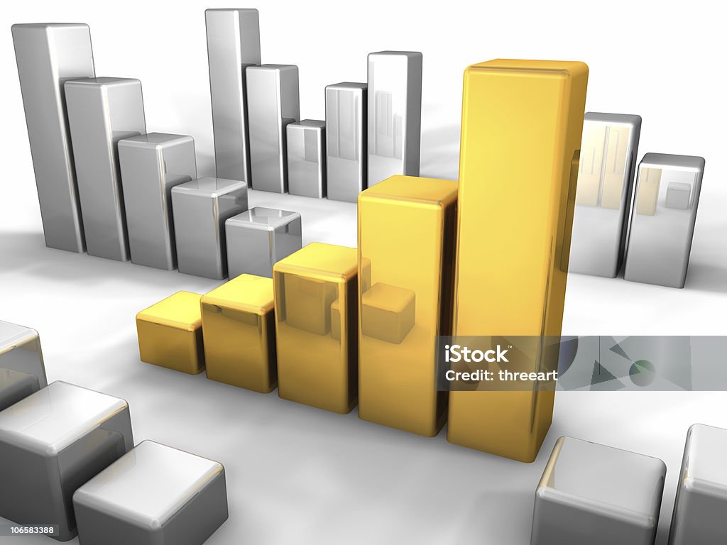 Gold Chart  Business Stock Photo
