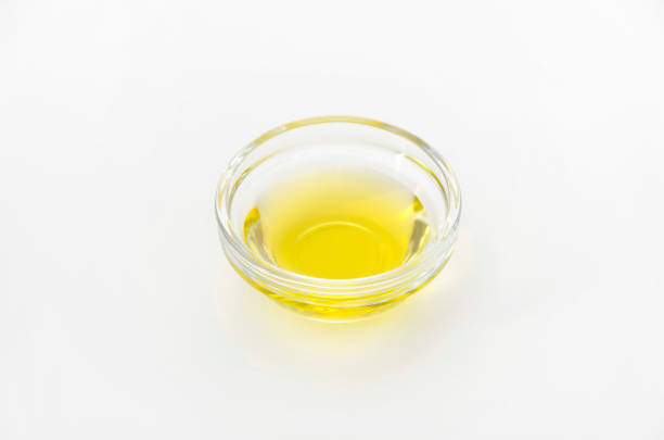 istock Olive oil in glass bowl 1065834656