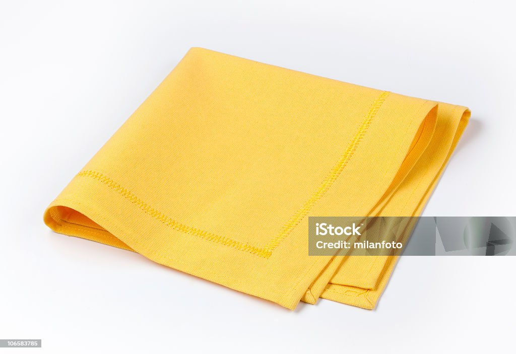 Giallo Tovagliolo - Foto stock royalty-free di Tovagliolo