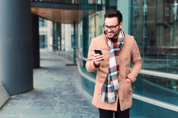 istock Attractive businessmen on the street 1065840068