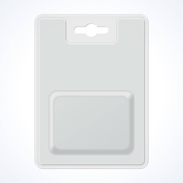 istock Plastic Transparent Blister With Hang Slot, Product Package. Illustration Isolated On White Background. Ready For Your Design. 1065843214