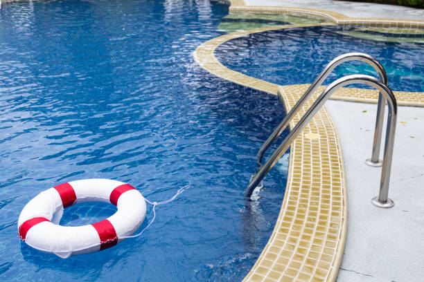 istock Life ring in swimming pool 1065846910