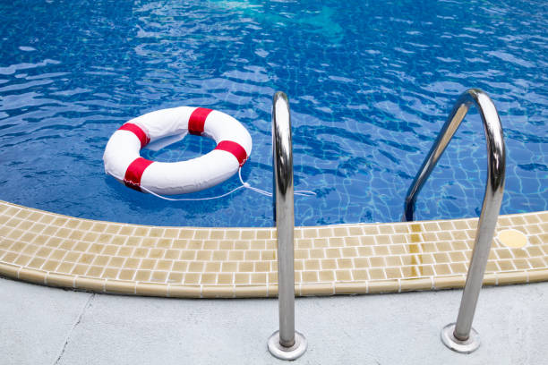 istock Life ring in swimming pool 1065846918