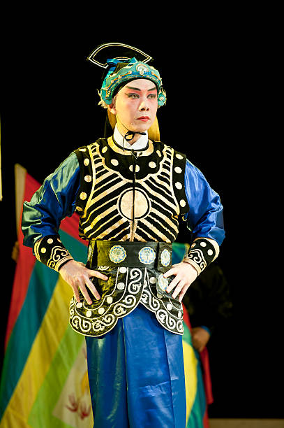 china opera clown  chinese opera makeup stock pictures, royalty-free photos & images