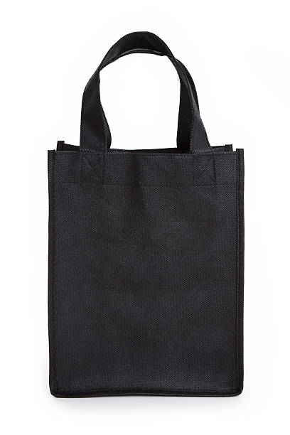 istock A reusable tote bag in the color black 106584902
