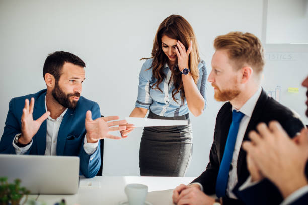 istock Business people talking at office 1065851810