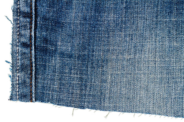istock Piece of dark blue jeans fabric 1065857320