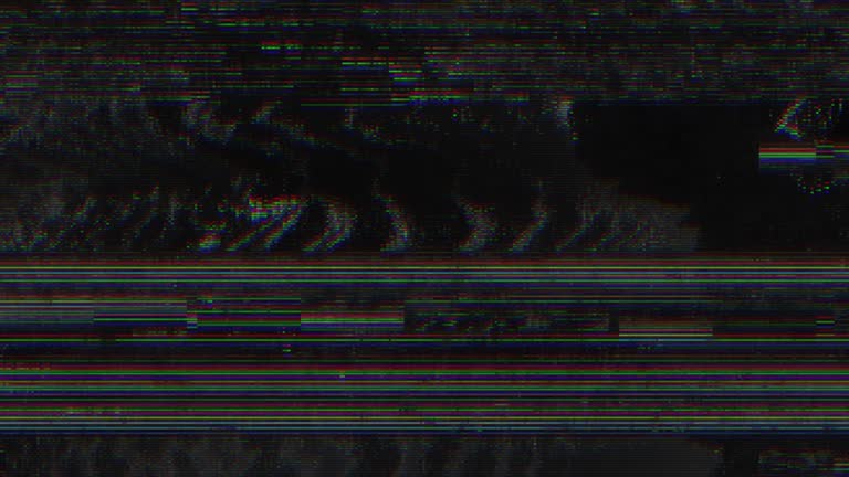 Unique Design Abstract Digital Animation Pixel Noise Glitch Error Video Damage