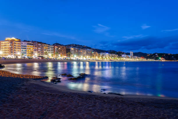 istock Lloret de Mar Sea Town at Night 1065866494