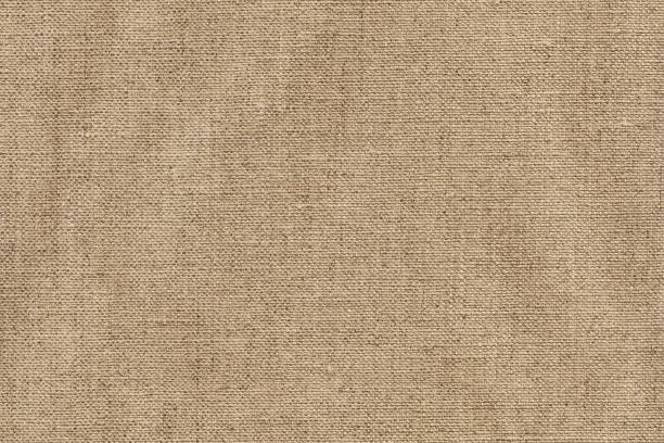 istock Artist's Untreated Linen Duck Coarse Grain Canvas Crumpled Grunge Texture 1065867854