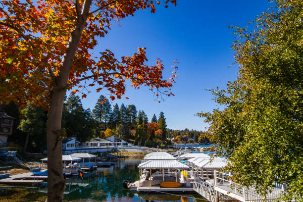 istock Autumn in marina. 1065868126
