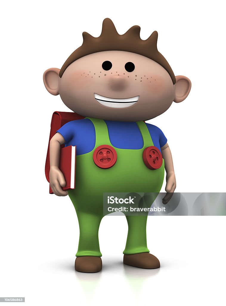 school children - boy with brown hair  Back to School Stock Photo