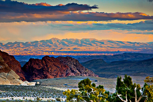 Red Rock Canyon features a one-way 13-mile scenic drive, hiking and trails, plants and wildlife, geology, camping, cultural resources and much more. We loop the drive every time we visit Las Vegas, and enjoy the view and hike.