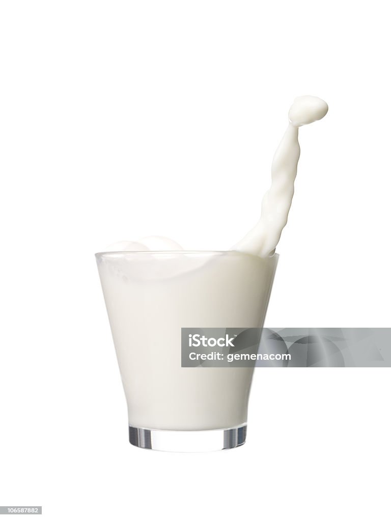 Spruzzi di latte - Foto stock royalty-free di Alimentazione sana