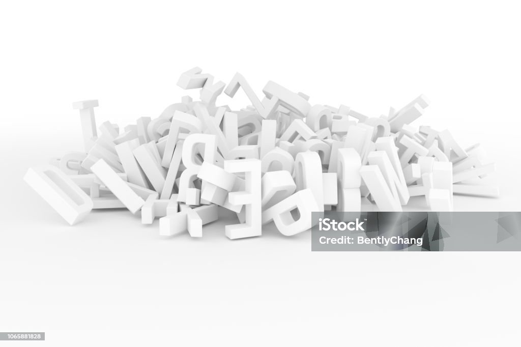 Alphabet Letter Of Abc Good For Web Page Wallpaper Graphic Design Catalog  Texture Or Background Mess Style Black Concept Stock Photo - Download Image  Now - iStock