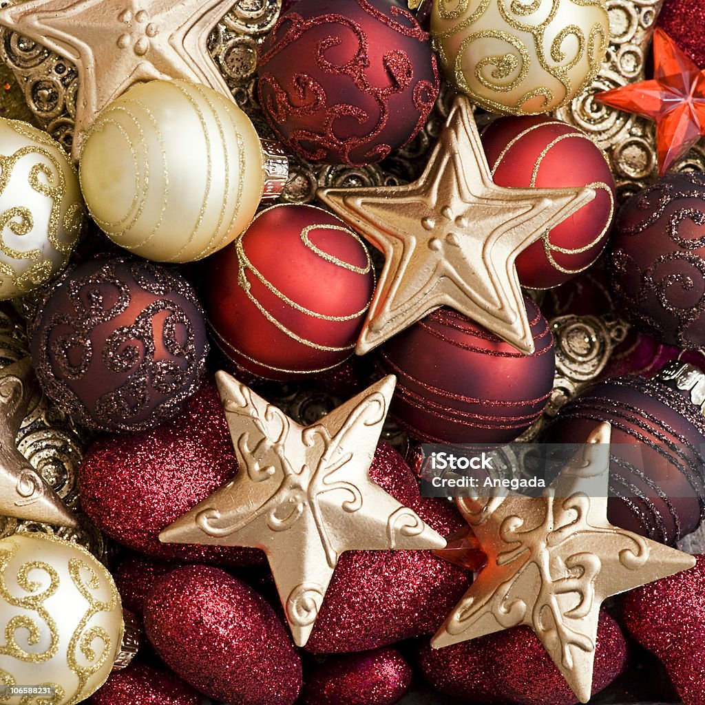christmas stars and ornaments  Christmas Stock Photo
