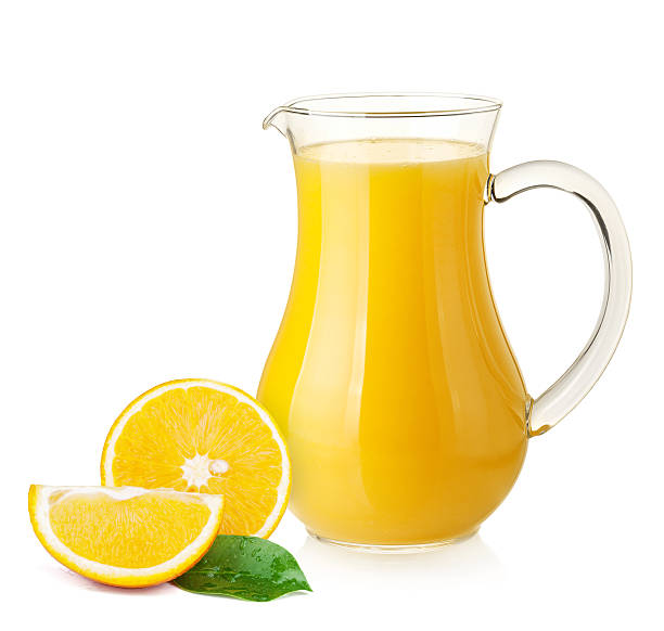 Orange Juice In Pitcher And Oranges Stock Photo - Download Image Now - Juice  - Drink, Orange - Fruit, Orange Color - iStock