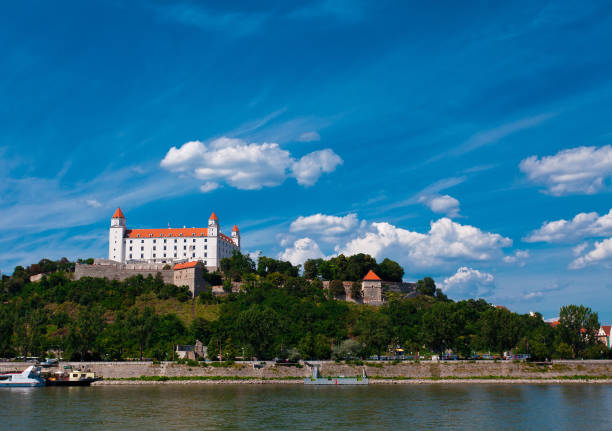 istock Medieval castle on the hill against the sky, Bratislava 1065885362