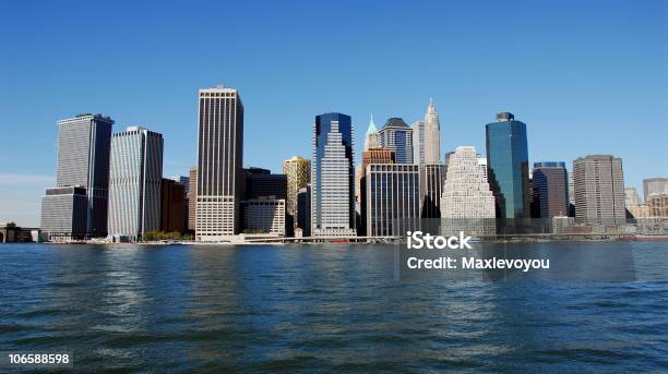 Manhattan Fiume Davanti - Fotografie stock e altre immagini di Acqua - Acqua, Ambientazione esterna, Architettura