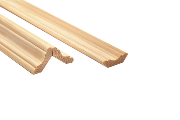 istock Different wooden plinth. Industrial sample, isolated on white 1065886486