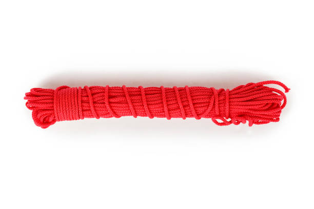 istock reeled up red nylon rope 1065887812