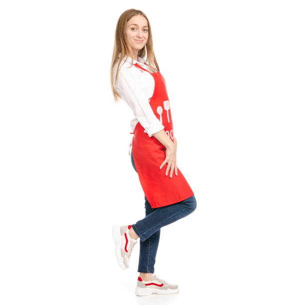istock Woman in apron cook 1065899366