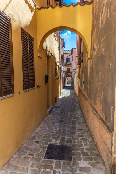 istock narrow street medieval 1065899698