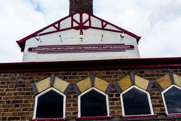 istock Station sign at Llanfair, Anglesey, Wales 1065901932