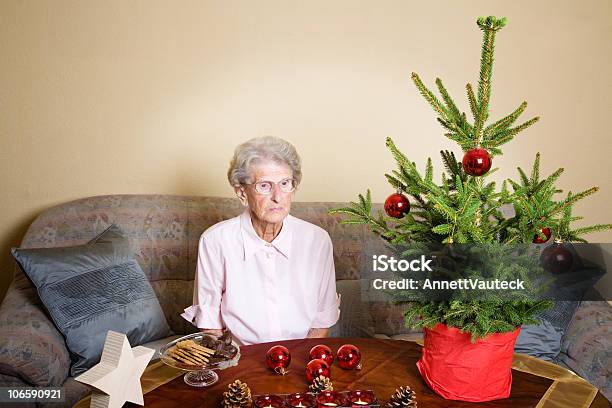 Lonely Christmas Serie Stock Photo - Download Image Now - Christmas, Loneliness, Senior Adult