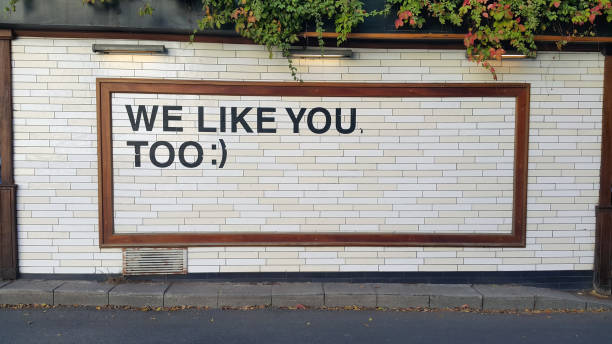 The wall of a famous cafe bar  in Tel Aviv Israel.