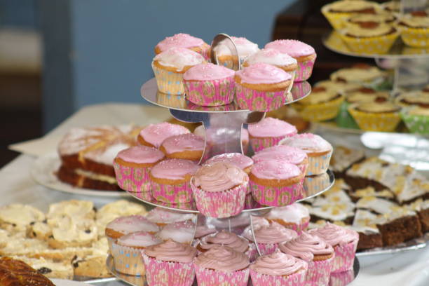 istock Pick cake muffins on a tray 1065926786