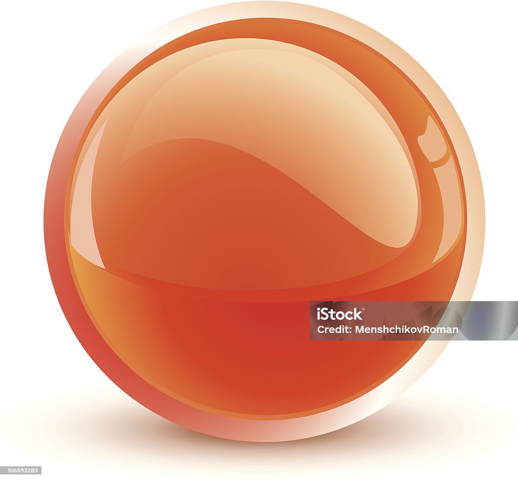 Orange Color Sphere Orange Sphere Stock Illustration - Download Image Now - Backgrounds ...