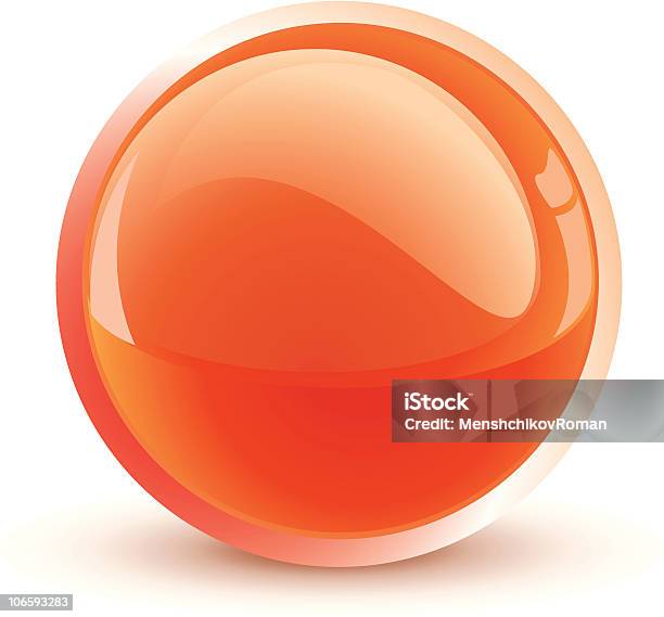 Orange Color Sphere Orange Sphere Stock Illustration - Download Image Now - Backgrounds ...
