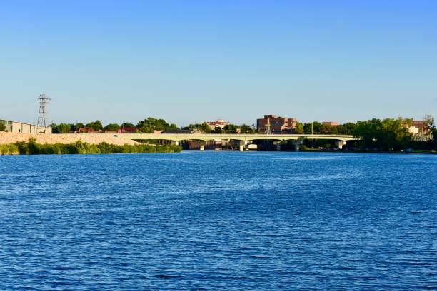 istock Downtown Lawrence Kansas from the Kansas River 1065937148