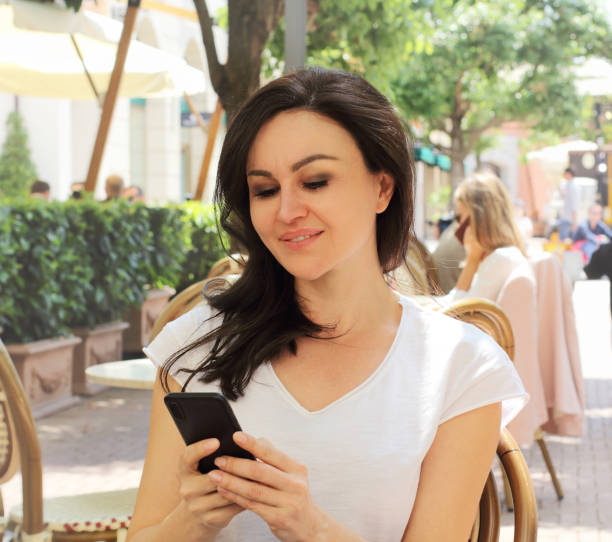 istock Young woman making selfie on mobile phone 1065937372