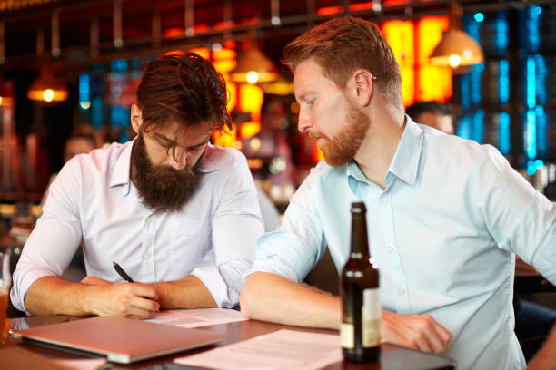 istock Writing on a business meeting 1065937434
