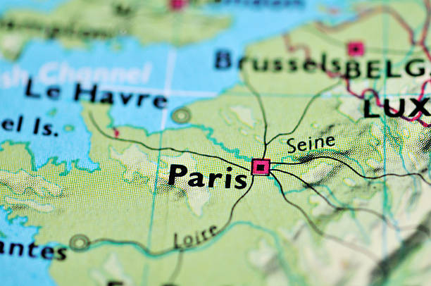 パリのマップ - 4166 ストックフォトと画像