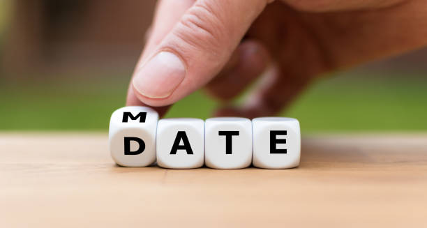 istock Hand is turning a dice and changes the word 