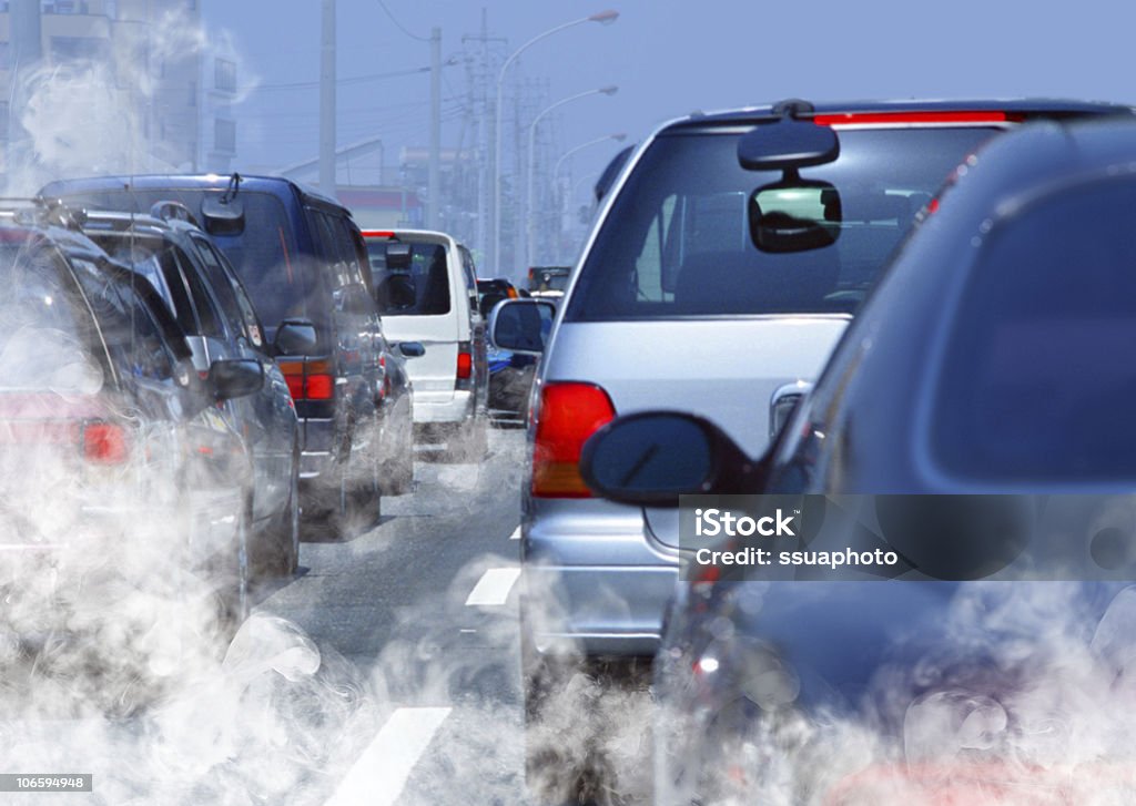 El tráfico - Foto de stock de Contaminación del aire libre de derechos