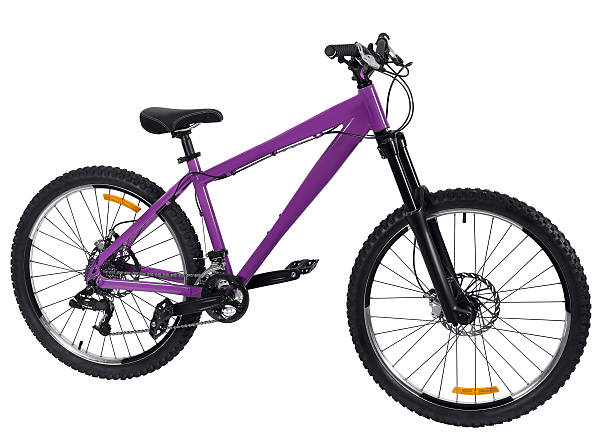istock Purple bike 106595278