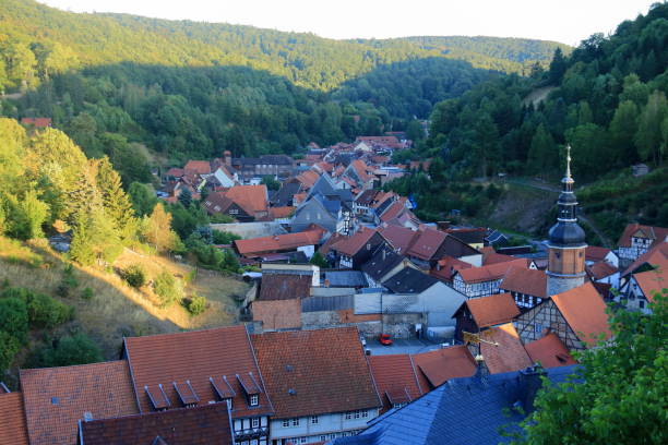 istock Old historical town Stolberg at Harz, Germany 1065955990