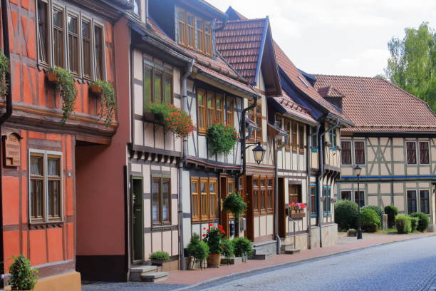 istock Old historical town Stolberg at Harz, Germany 1065956046